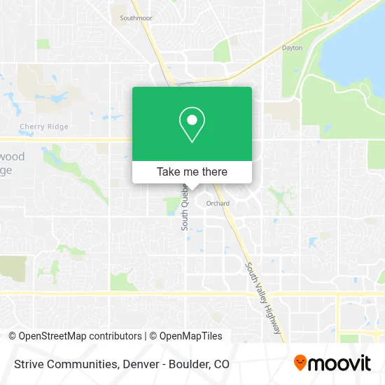 Strive Communities map