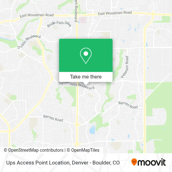 Ups Access Point Location map