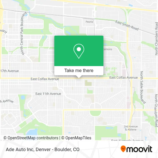 Ade Auto Inc map