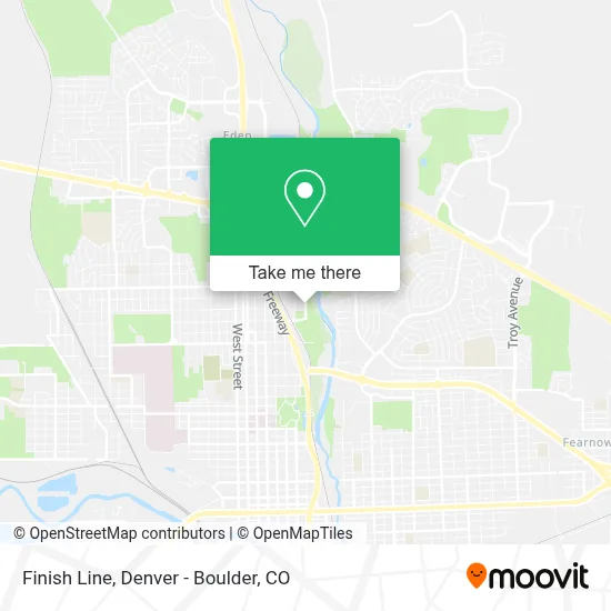 Finish Line map