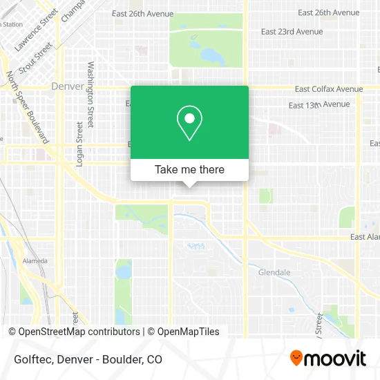 Golftec map