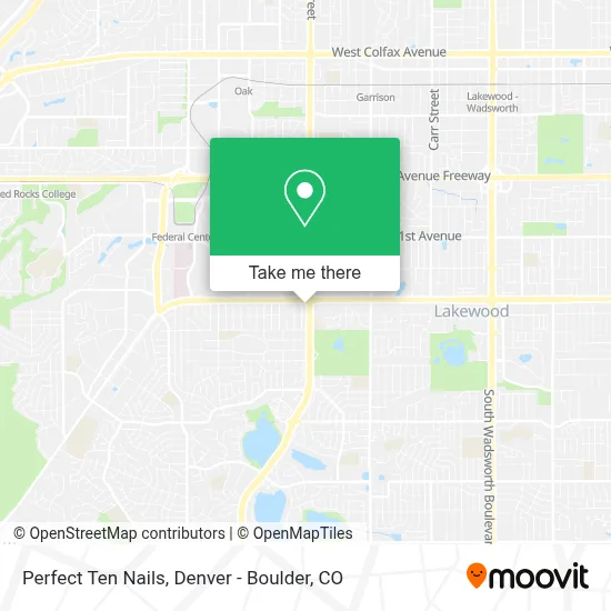Perfect Ten Nails map