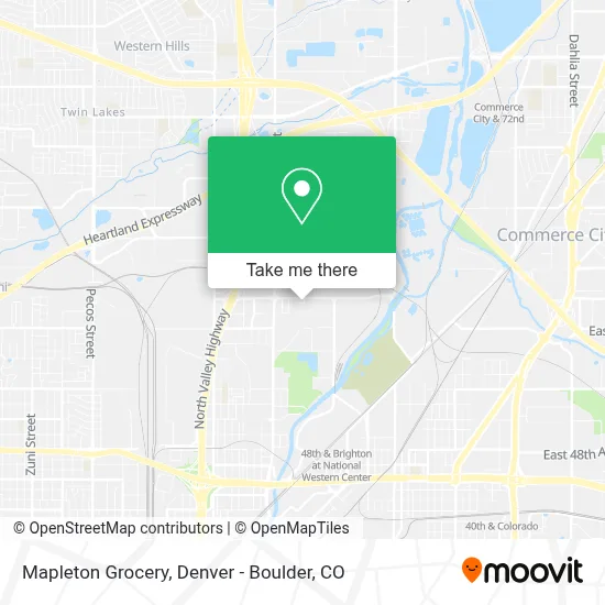 Mapleton Grocery map