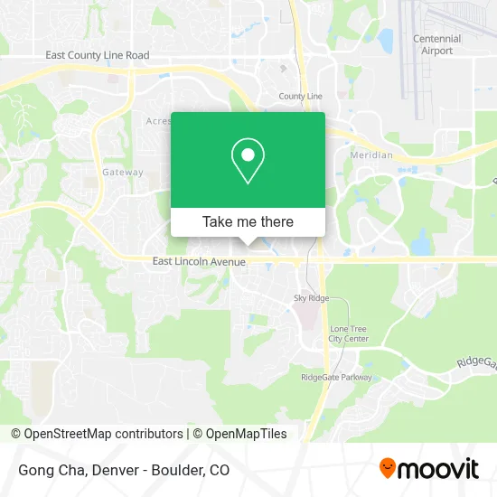 Gong Cha map