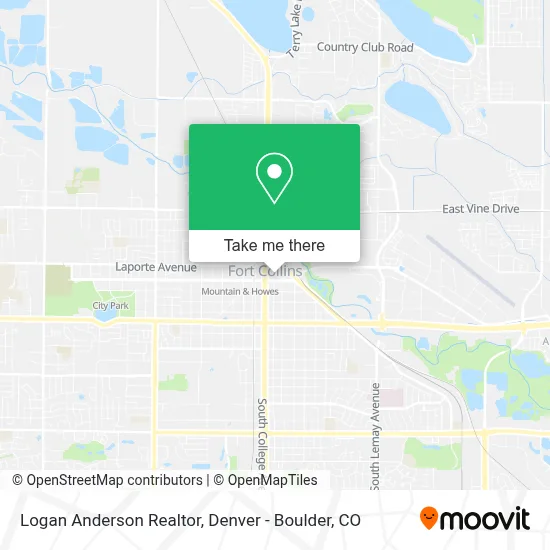 Logan Anderson Realtor map