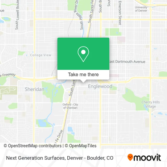 Next Generation Surfaces map