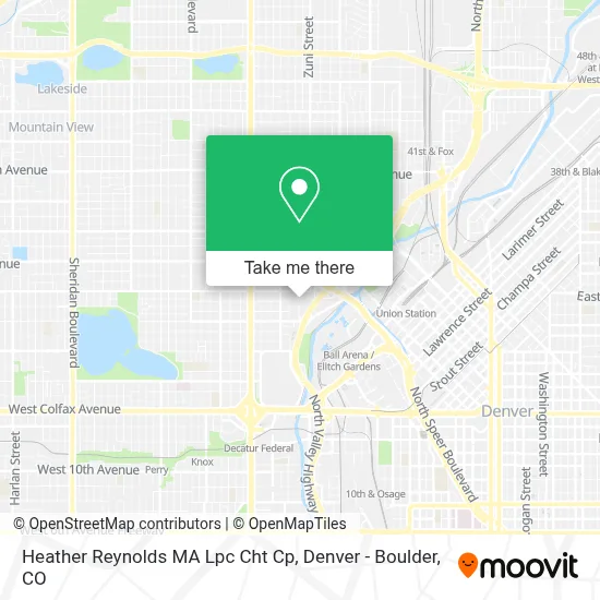 Heather Reynolds MA Lpc Cht Cp map