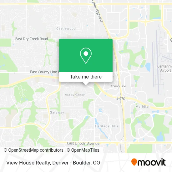 View House Realty map