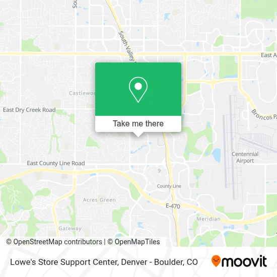 Lowe's Store Support Center map