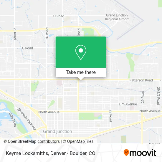 Keyme Locksmiths map