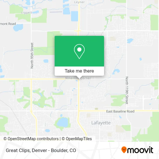 Great Clips map
