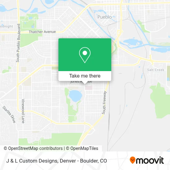 J & L Custom Designs map
