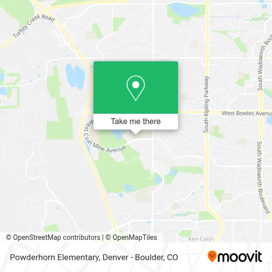 Powderhorn Elementary map