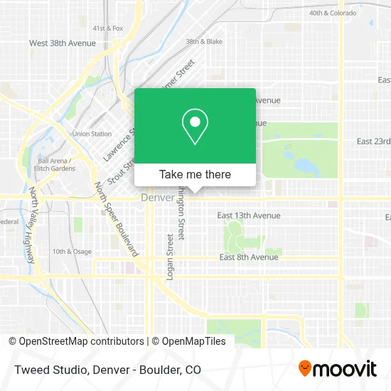 Tweed Studio map