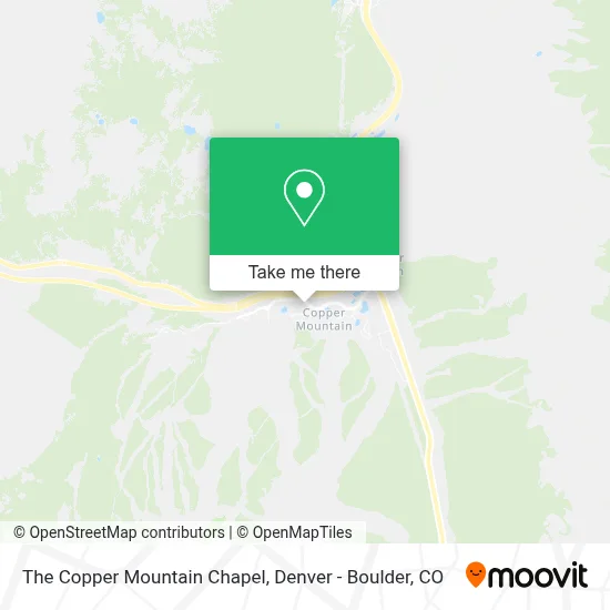 The Copper Mountain Chapel map