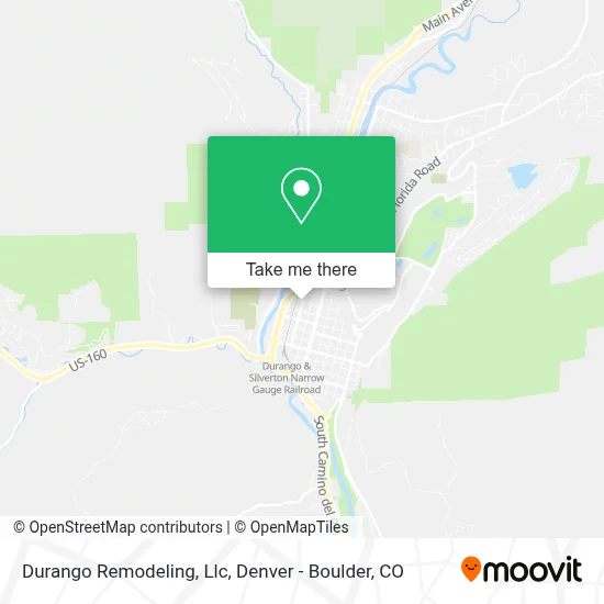 Durango Remodeling, Llc map