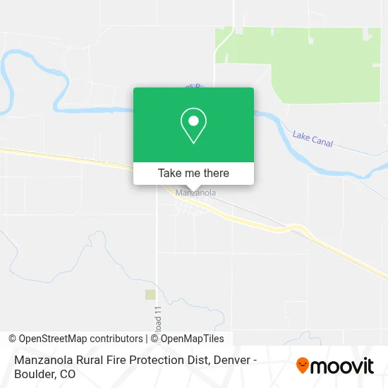 Manzanola Rural Fire Protection Dist map