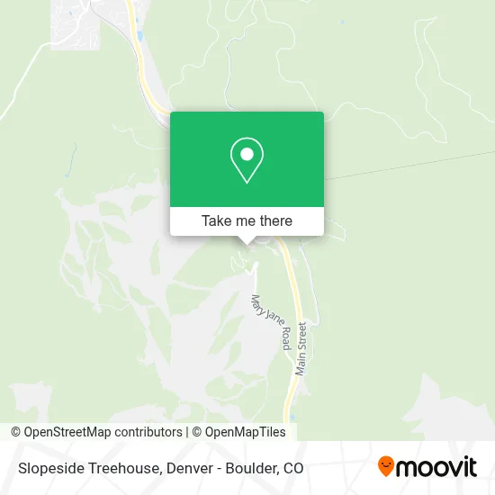 Slopeside Treehouse map