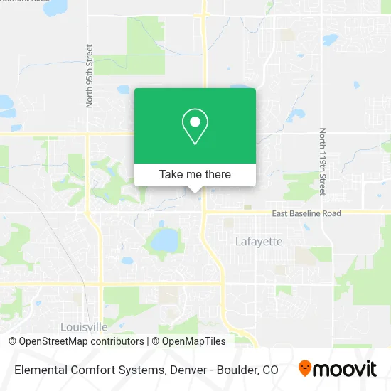 Elemental Comfort Systems map
