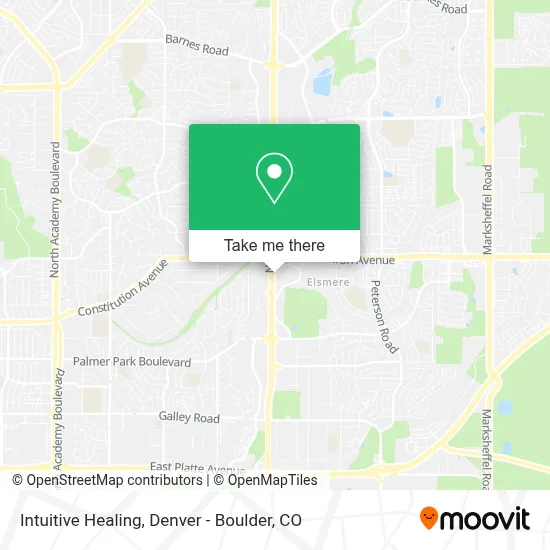 Intuitive Healing map