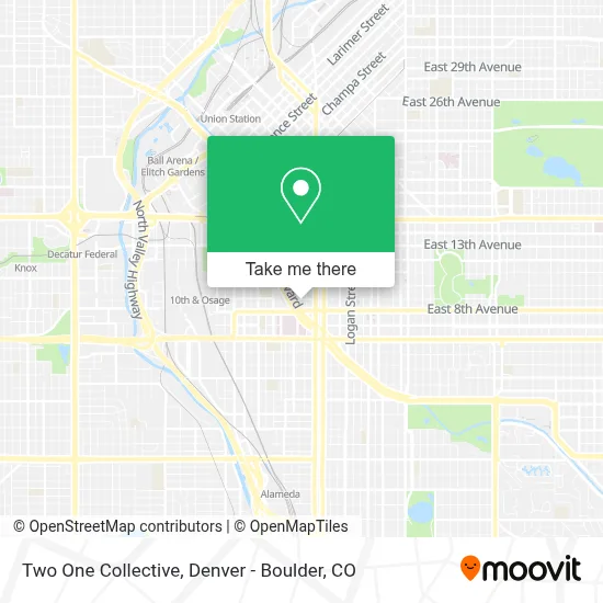Two One Collective map