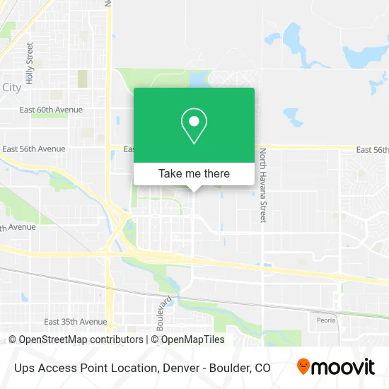 Ups Access Point Location map