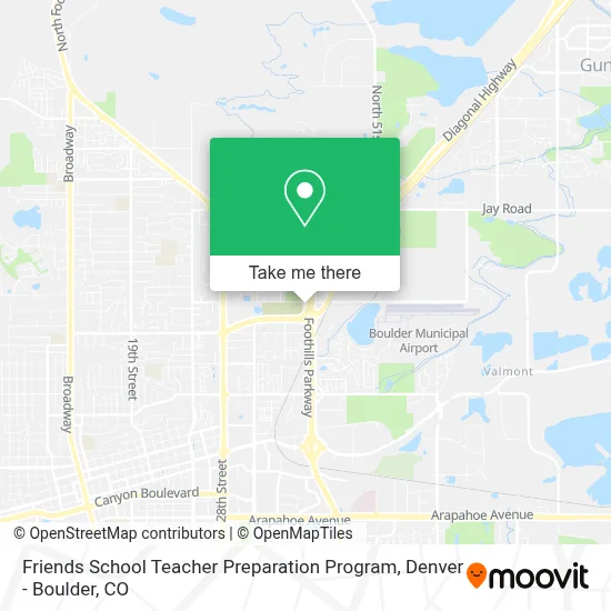 Friends School Teacher Preparation Program map