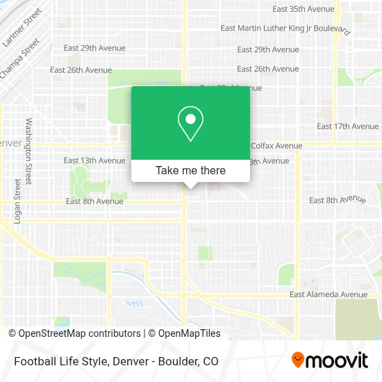 Football Life Style map