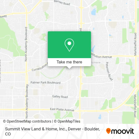 Summit View Land & Home, Inc. map