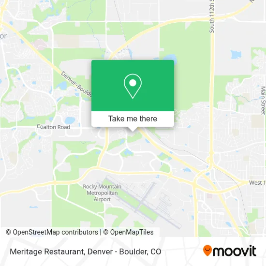 Meritage Restaurant map