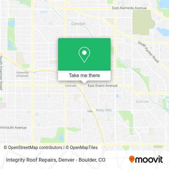 Integrity Roof Repairs map