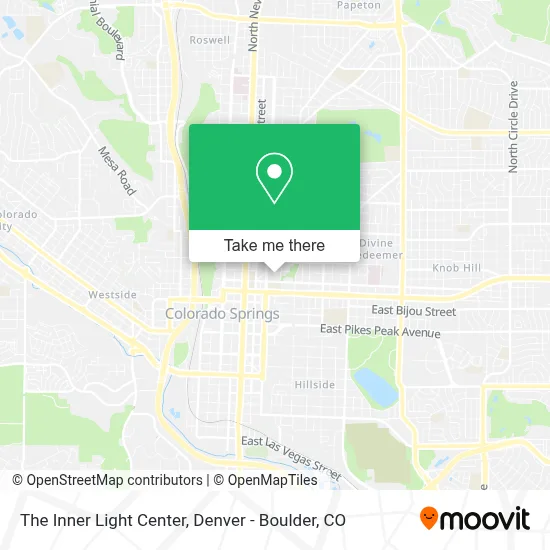 The Inner Light Center map