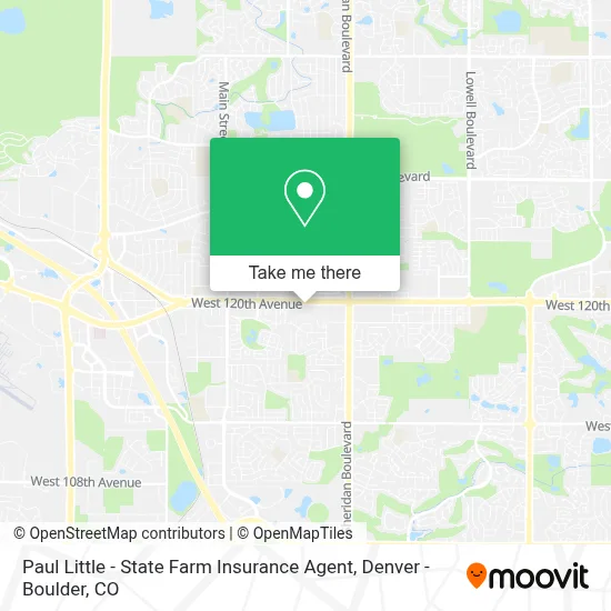Paul Little - State Farm Insurance Agent map