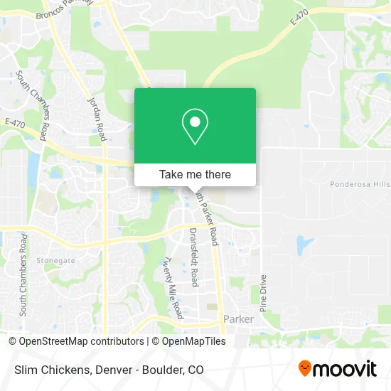 Slim Chickens map