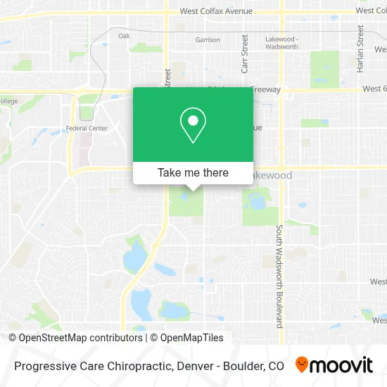 Progressive Care Chiropractic map