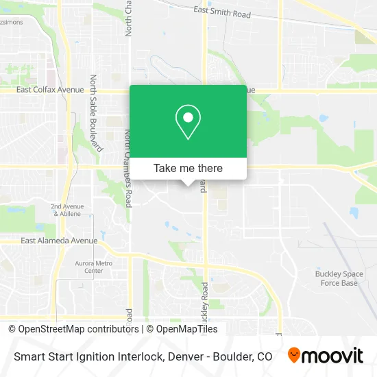 Smart Start Ignition Interlock map