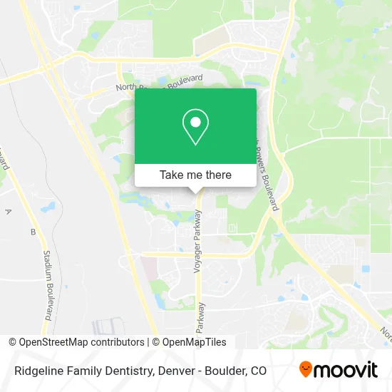 Ridgeline Family Dentistry map
