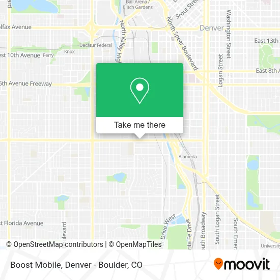 Boost Mobile map