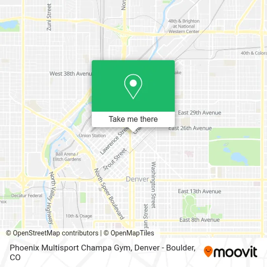 Phoenix Multisport Champa Gym map