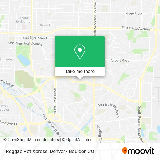 Reggae Pot Xpress map