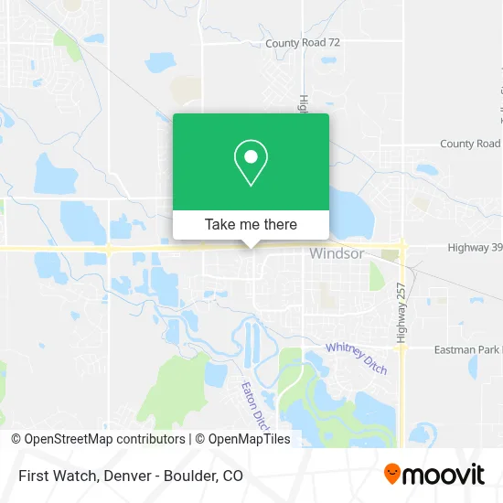 First Watch map