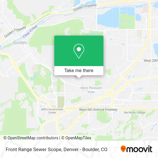 Front Range Sewer Scope map