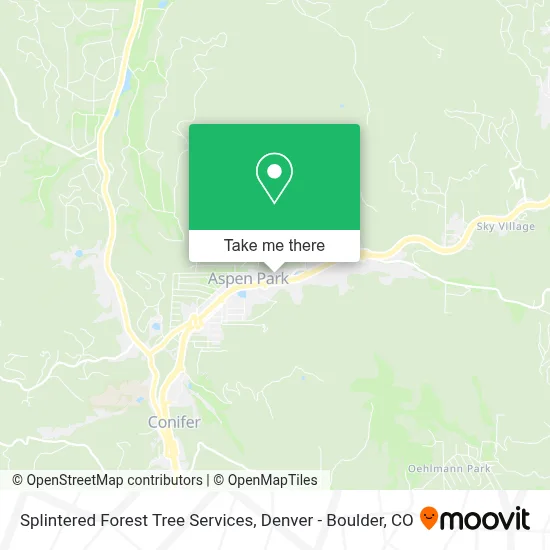 Splintered Forest Tree Services map