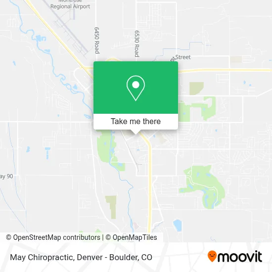 May Chiropractic map