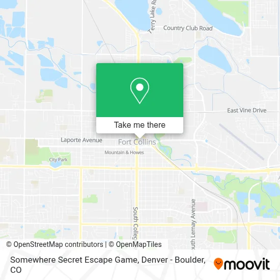 Somewhere Secret Escape Game map