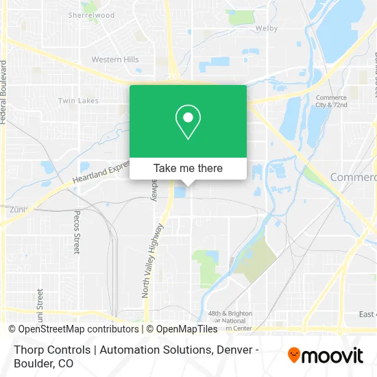 Thorp Controls | Automation Solutions map
