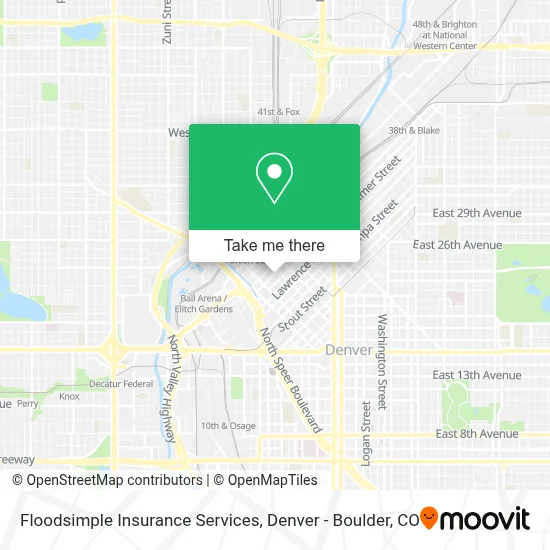 Floodsimple Insurance Services map
