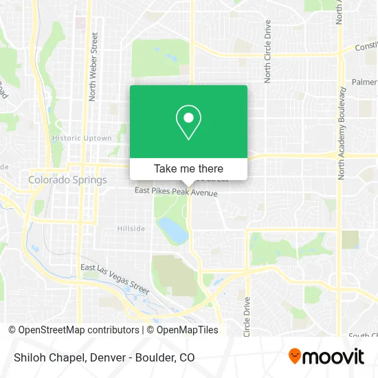 Shiloh Chapel map