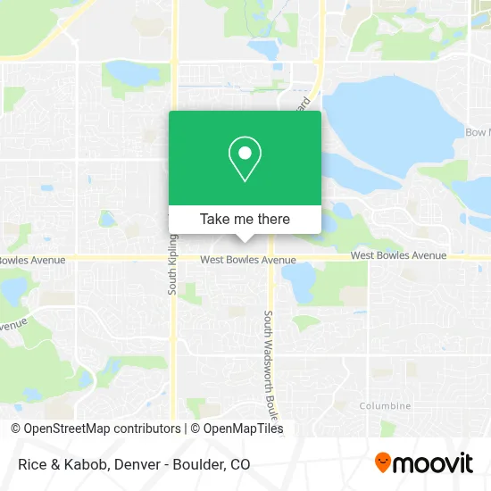 Rice & Kabob map