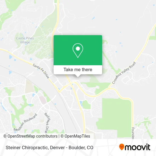 Steiner Chiropractic map